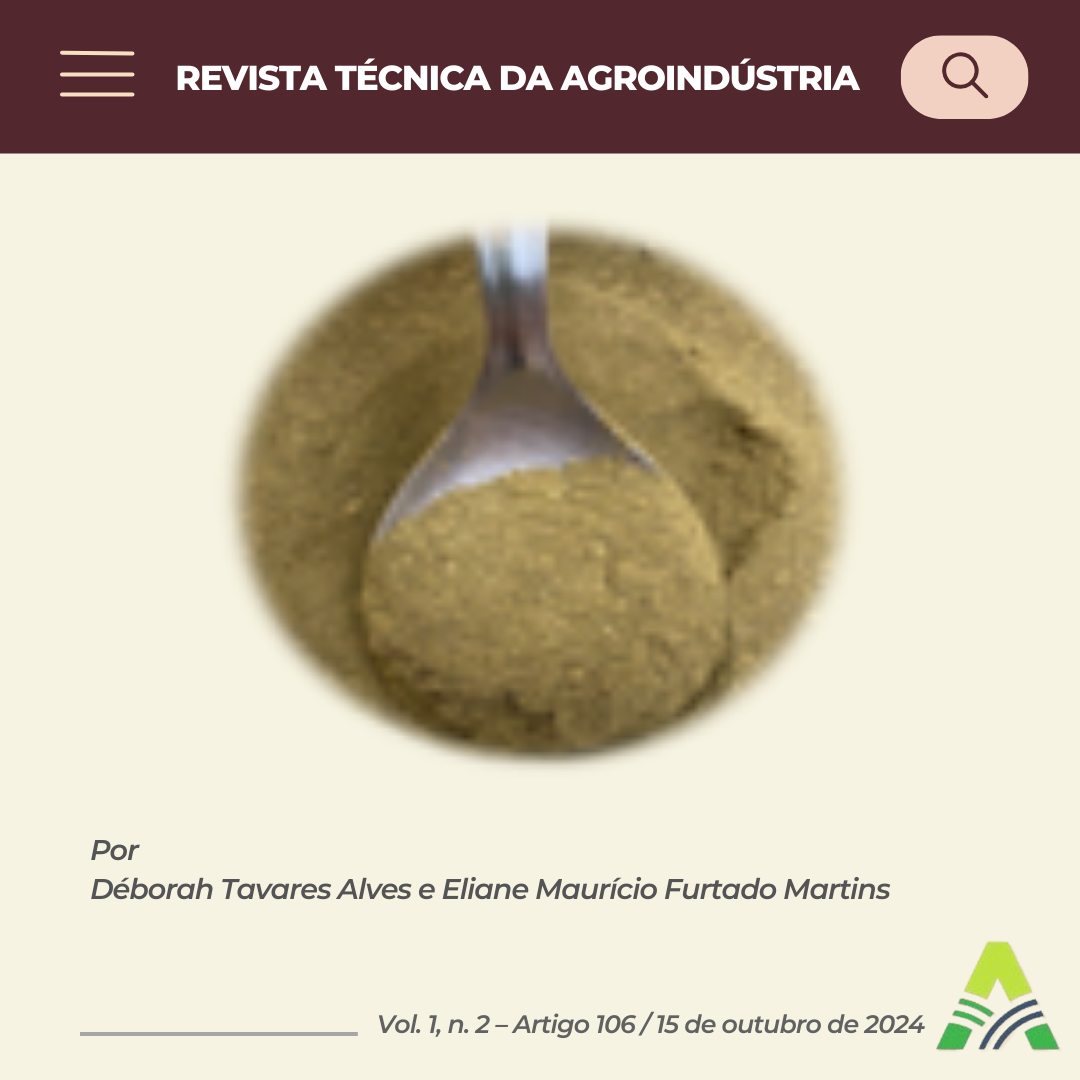 POTENCIAL TECNOLÓGICO E APLICAÇÃO DA FARINHA DE ORA-PRO-NOBIS NA INDÚSTRIA DE ALIMENTOS